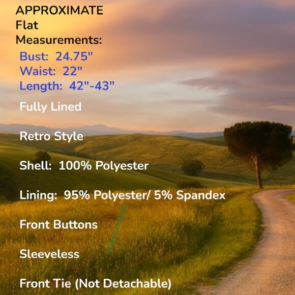 Unique Vintage Dress ✨️Rare Find!✨️Retro Style✨️ - Picture 2 of 9